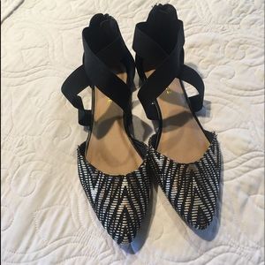 RAMPAGE FLATS ELASTIC CRIS CROSS SZ 10